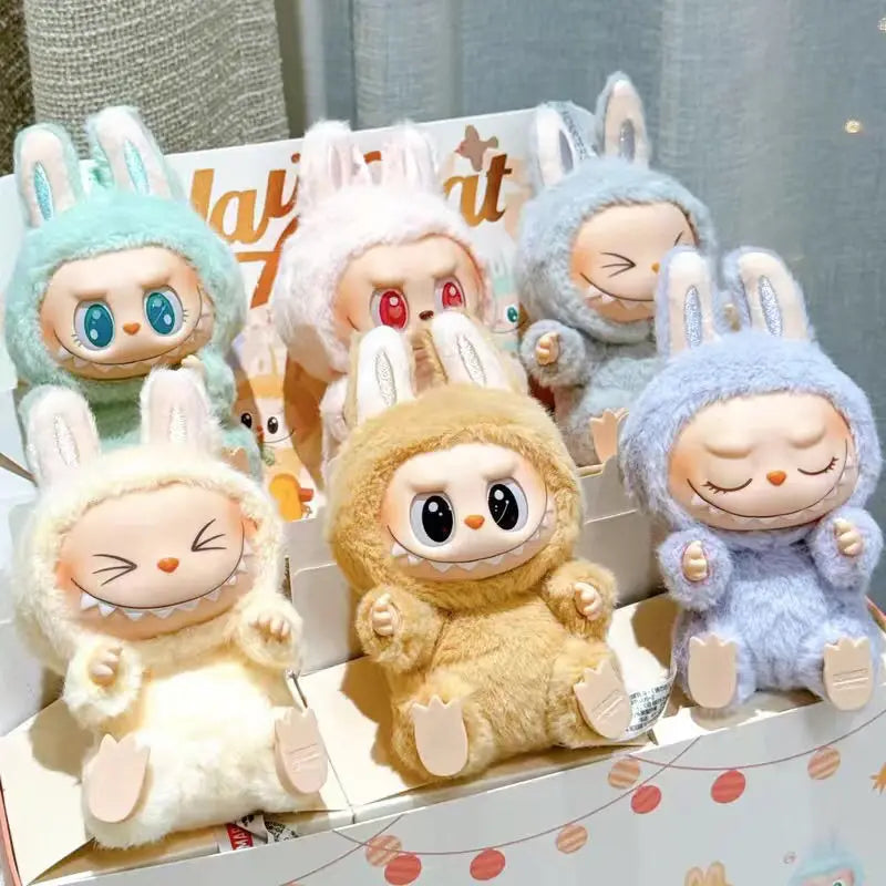 Labubu Second Generation V2, Have a Set Blind Box, High Quality Doll PVC Material, La Bubu Monster Original Plush Toys Collect
