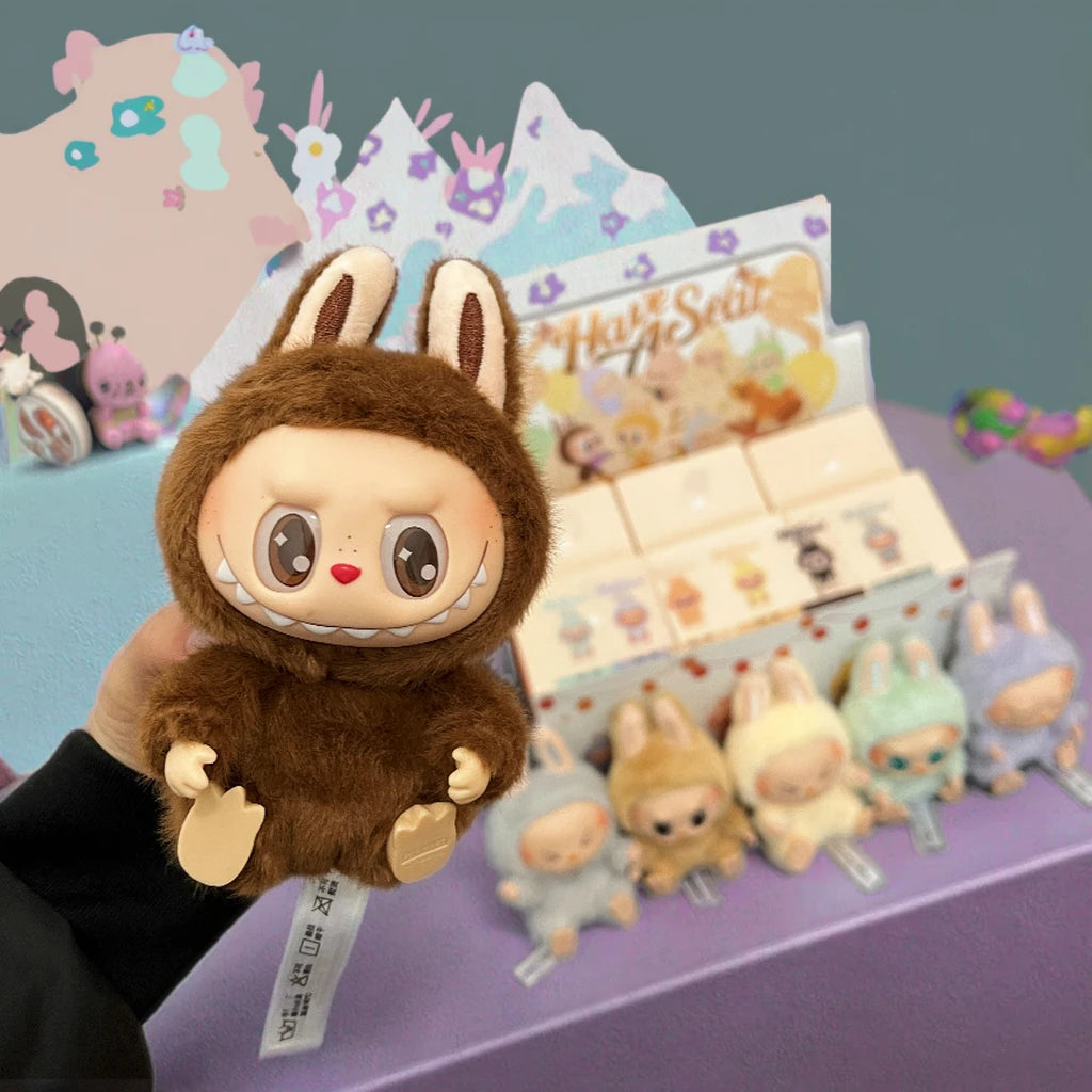 Labubu Second Generation V2, Have a Set Blind Box, High Quality Doll PVC Material, La Bubu Monster Original Plush Toys Collect