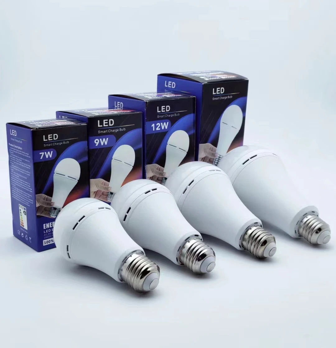 Emergency Bulb Rechargeable Light E26 B22 E27 Holder Battery Operated LED Light Bulb for Home