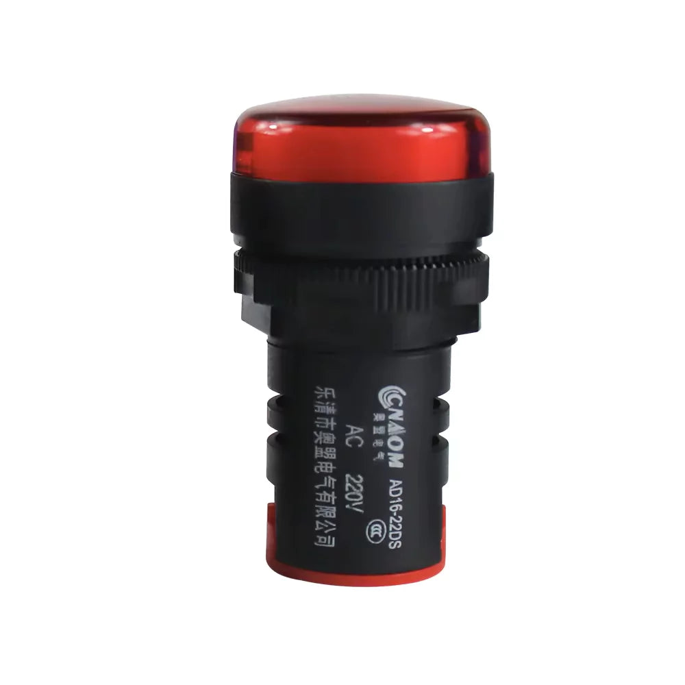 AD16-22DS AC/DC 12V 24V 110V 220V LED Colorful Panel Indicator Light 22mm LED Signal Pilot Light Indicator Lamp