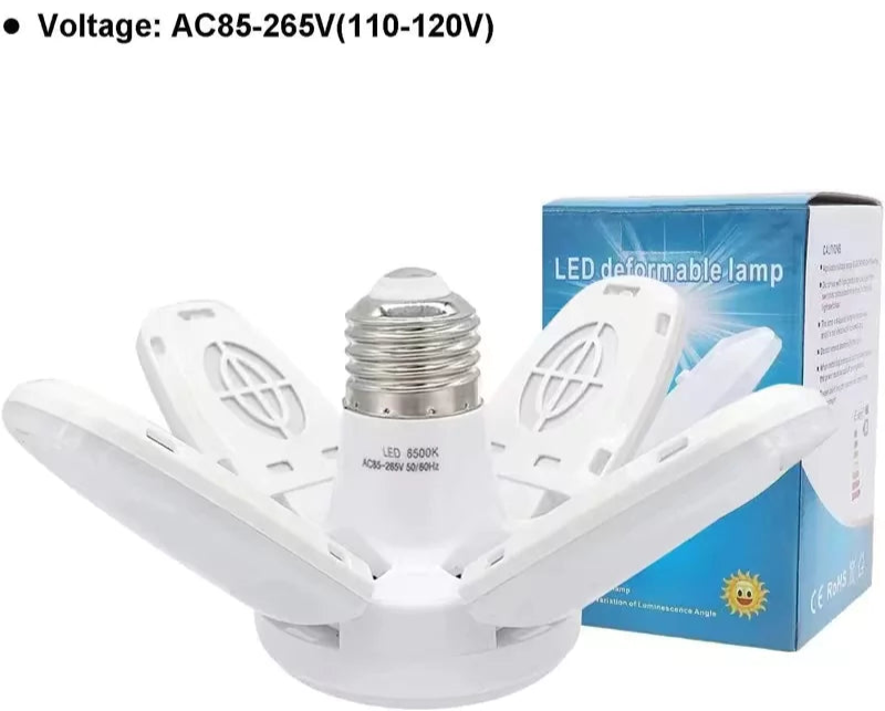 Strong Quality 28W Leaves With Foldable Led Fan Light