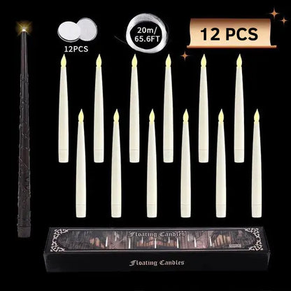 🎃 EARLY HALLOWEEN SALE 60% OFF 🔥 Magical Floating Candles with Wand Remote