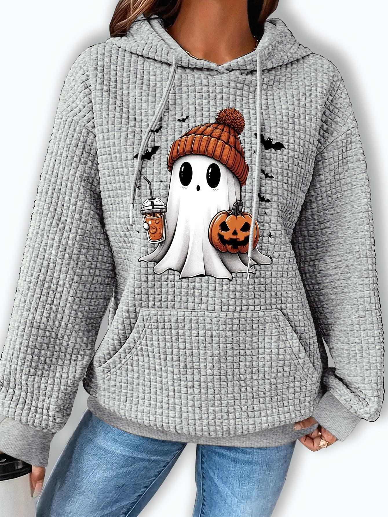 Women's Halloween Themed Pullover Hoodie