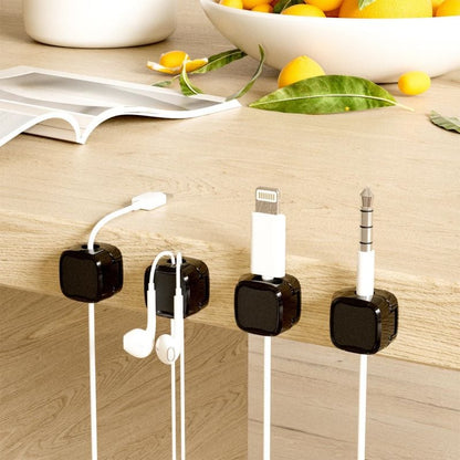 Magnetic Cord Organizer, Easy Secure Adhesive Cable Management