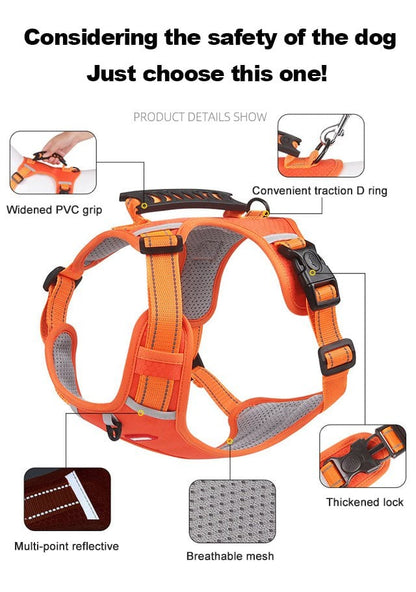 No Pull Reflective Dog Harness by DOZALA™