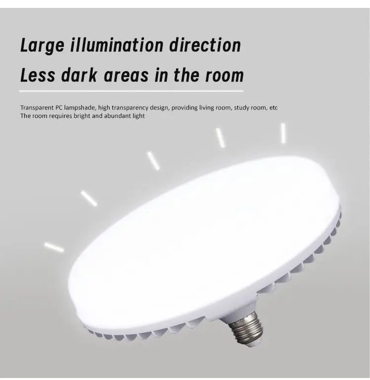 High Quality Energy Saving 15W/20W/30W/40W/50W Led ufo Bulb Light White Light Bulb E27 Bulb