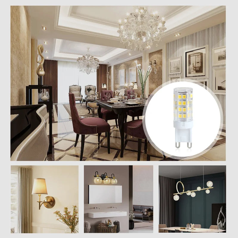 Manufacturer Wholesale 5w  Flicker Free 85-265v Energy Saving Dimmable Led Bulb G4 G9