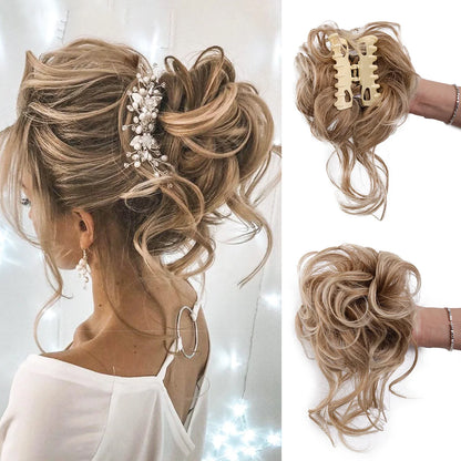 Curly Bun Hair Piece by DOZALA™