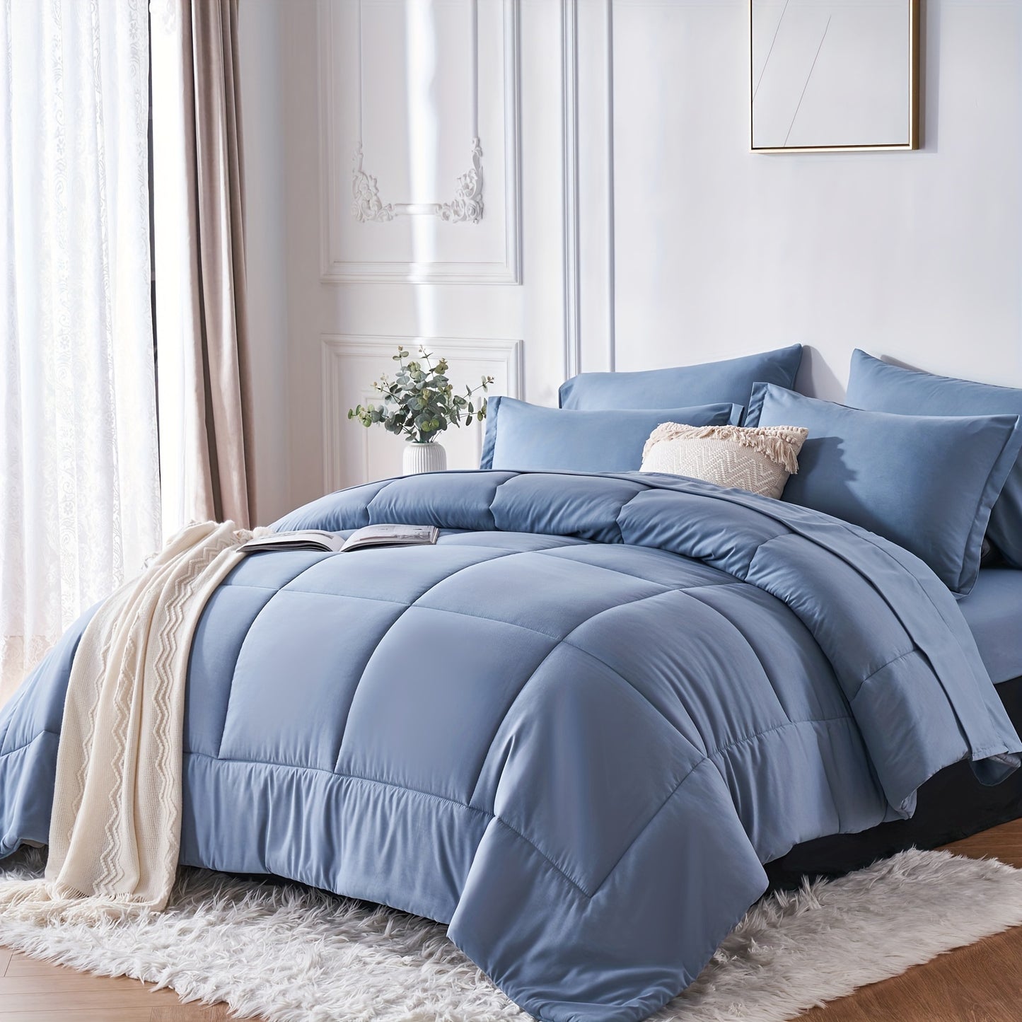 7-Piece Luxurious Down Alternative Comforter Sets