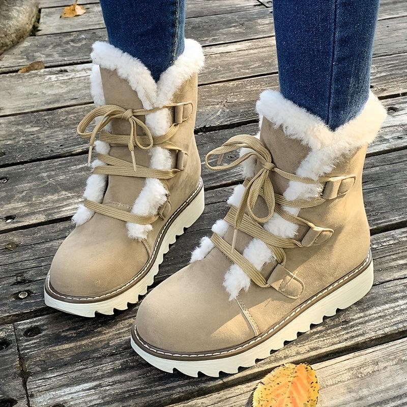 Women's Plush Lined Snow Boots