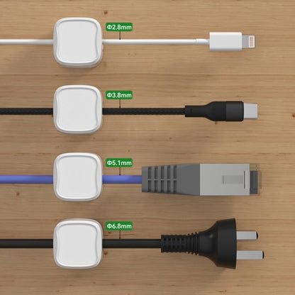 Magnetic Cord Organizer, Easy Secure Adhesive Cable Management